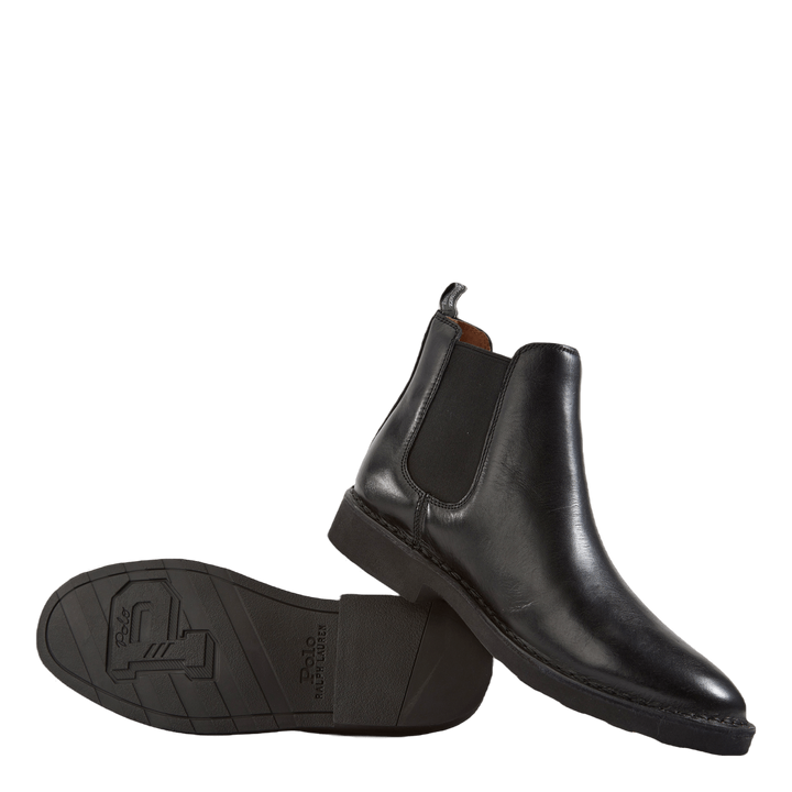 Talan Leather Chelsea Boot Black