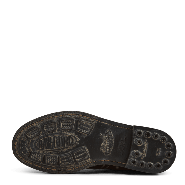 Tumbled Leather Boot Black