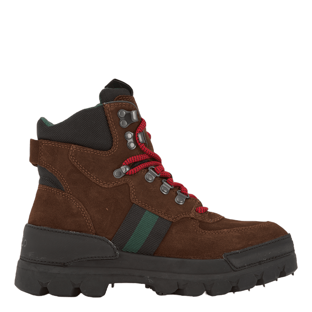 Oslo Waterproof Suede & Oxford Boot Chocolate Brown/Rl2000 Red