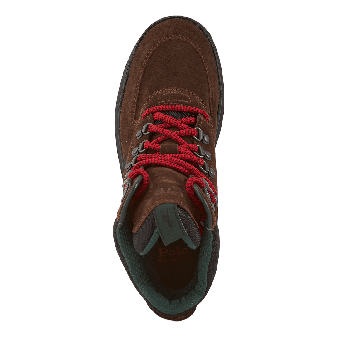 Oslo Waterproof Suede & Oxford Boot Chocolate Brown/Rl2000 Red