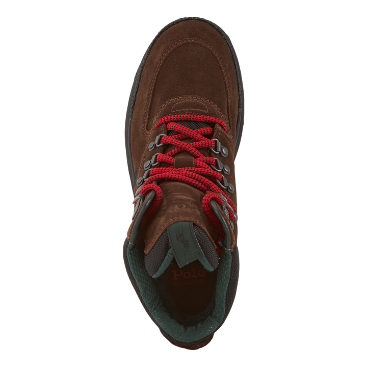 Oslo Waterproof Suede & Oxford Boot Chocolate Brown/Rl2000 Red