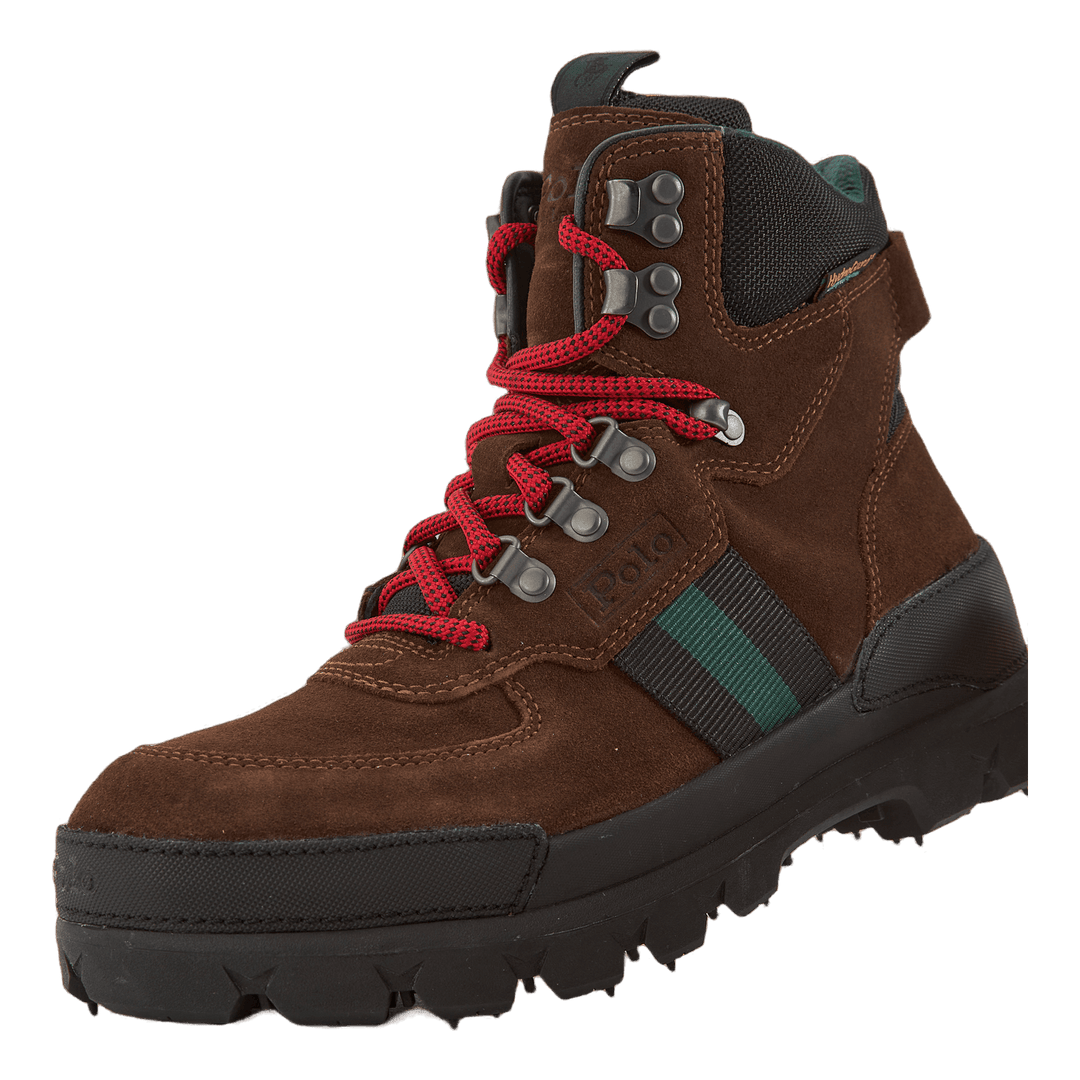 Oslo Waterproof Suede & Oxford Boot Chocolate Brown/Rl2000 Red