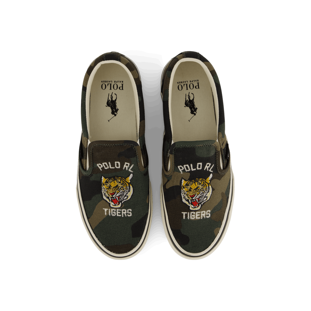 Keaton Camo Canvas Slip-On Sneaker Camo Tiger