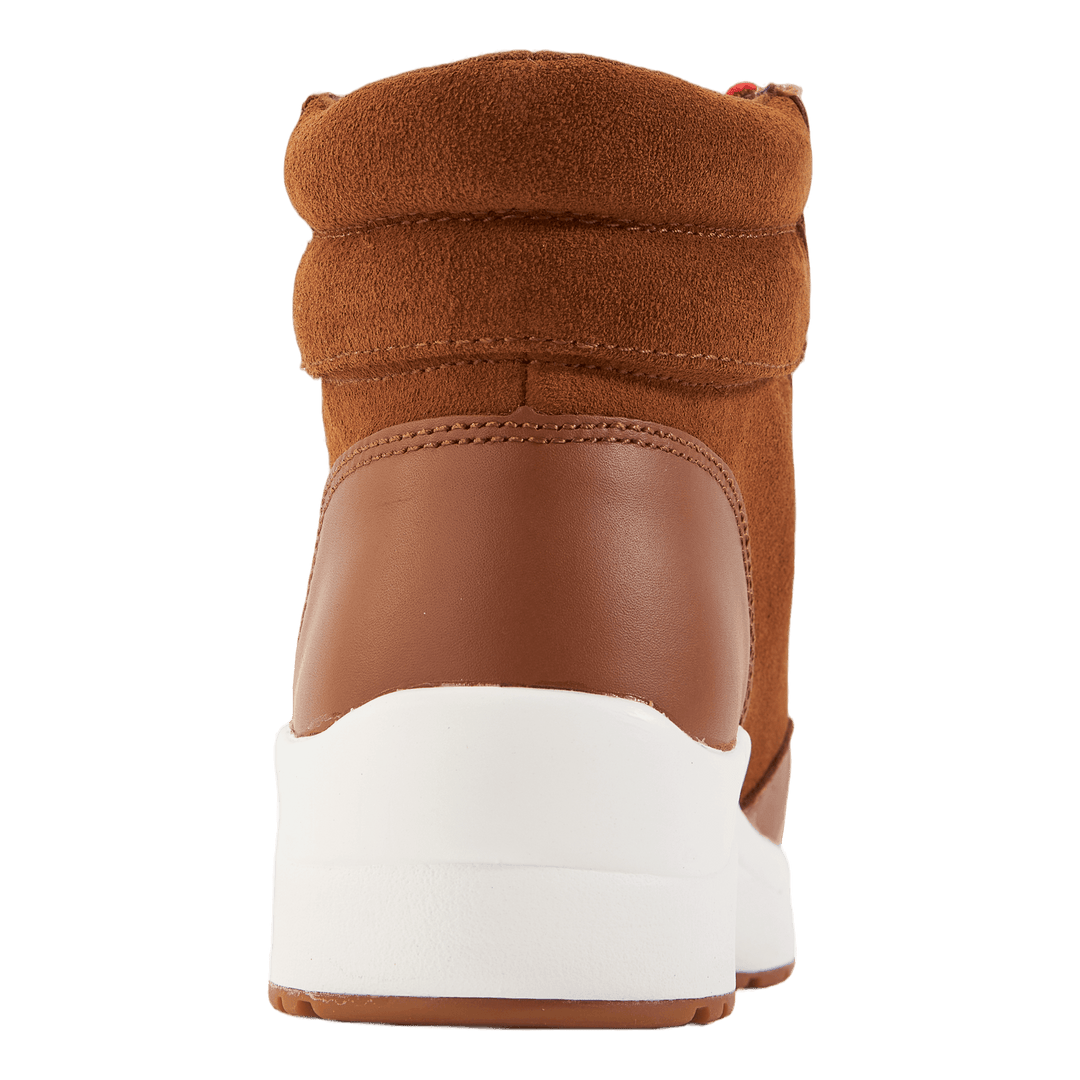 Rylee Suede & Leather High-Top Sneaker Whiskey/Deep Saddle Tan