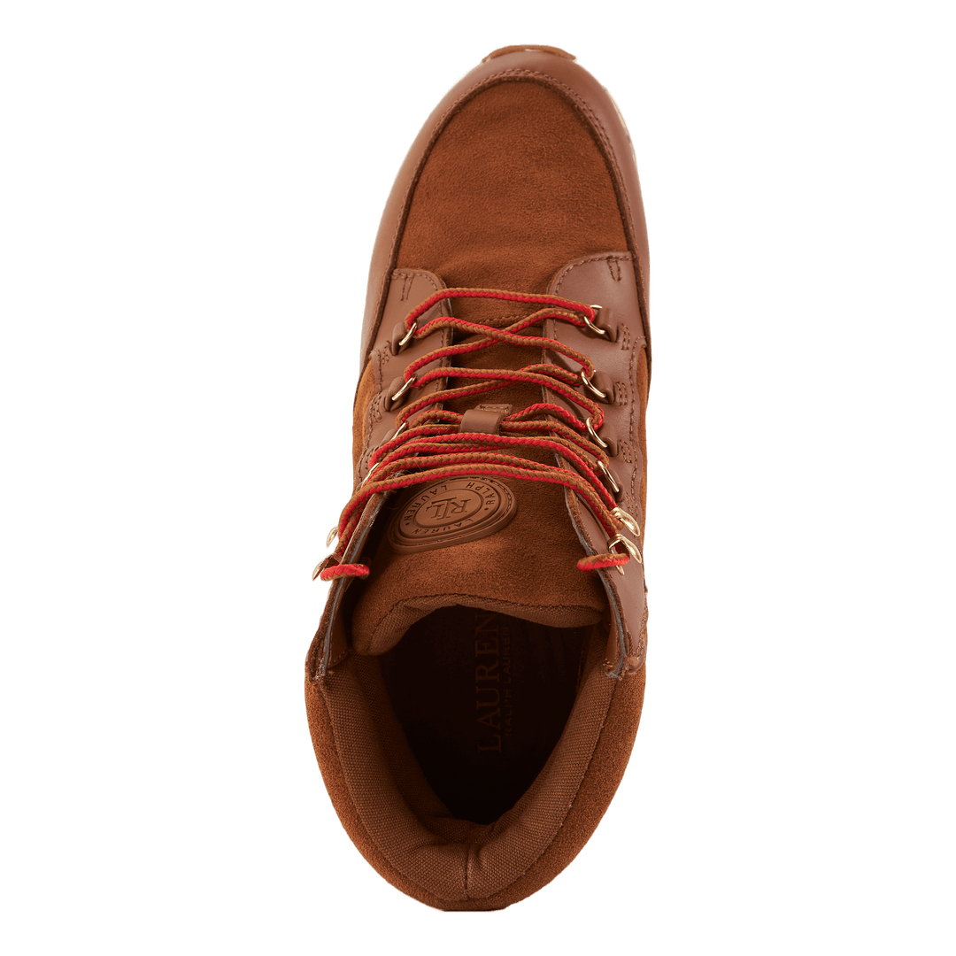 Rylee Suede & Leather High-Top Sneaker Whiskey/Deep Saddle Tan