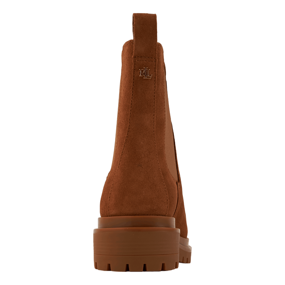Corinne Suede Bootie Whiskey