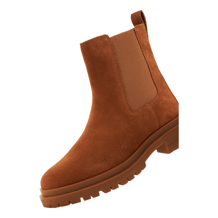 Corinne Suede Bootie Whiskey