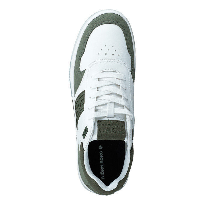 T2300 Blk M Wht-olv