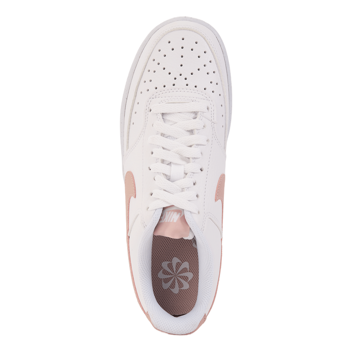 Court Vision Low Next Nature Women's Shoes WHITE/PINK OXFORD