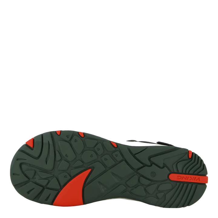 Thrill Moss Green/red
