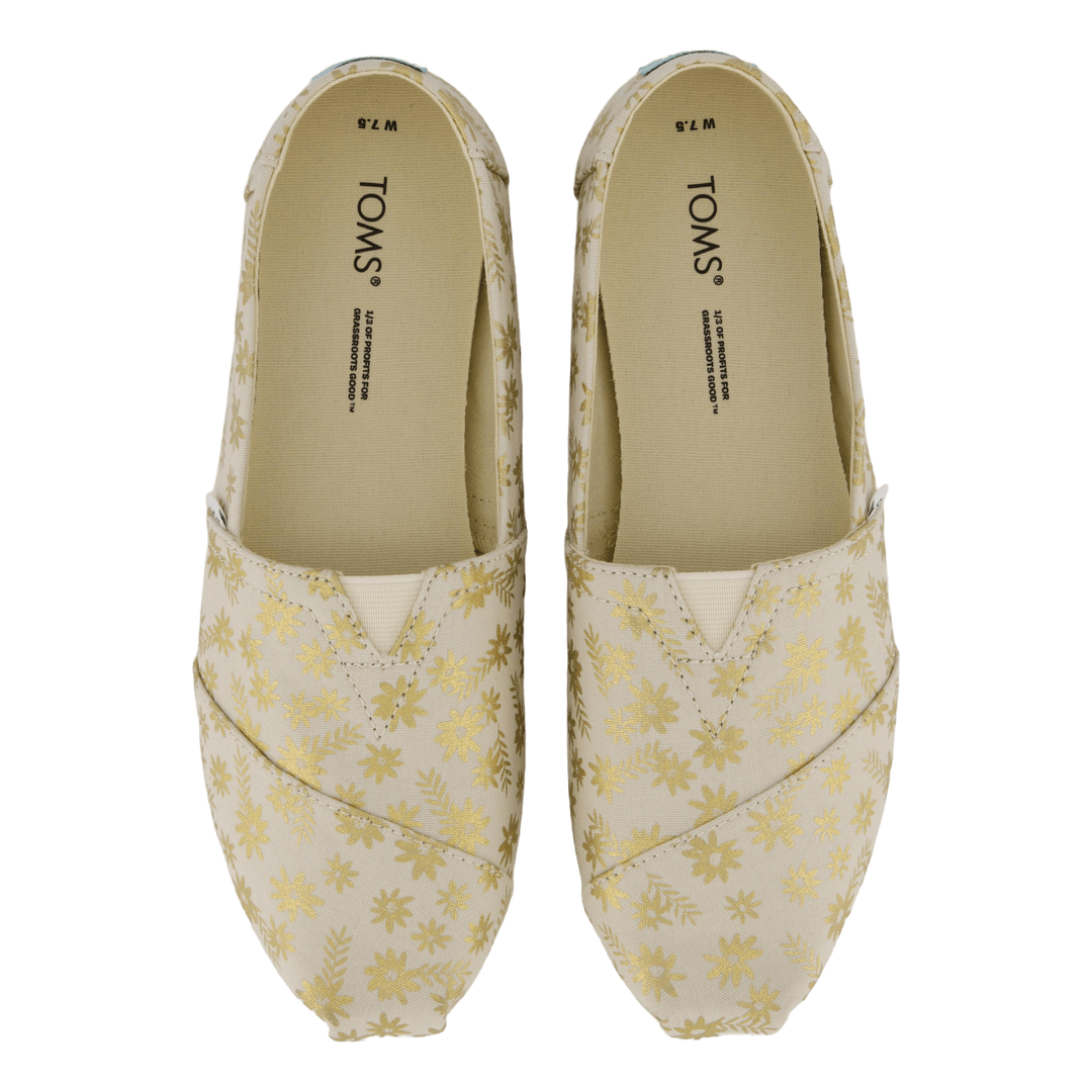 Alp Cloudbound Foil Floral Blo Natural Gold