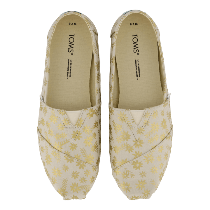 Alp Cloudbound Foil Floral Blo Natural Gold