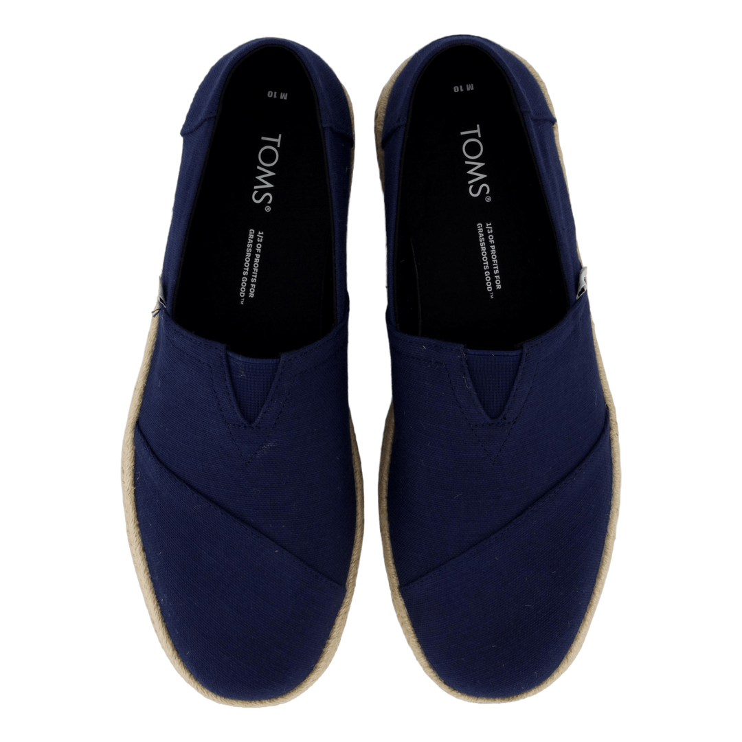 Alp Recycled Cotton Slubby Wov Navy