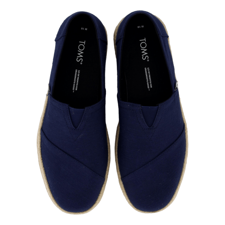 Alp Recycled Cotton Slubby Wov Navy