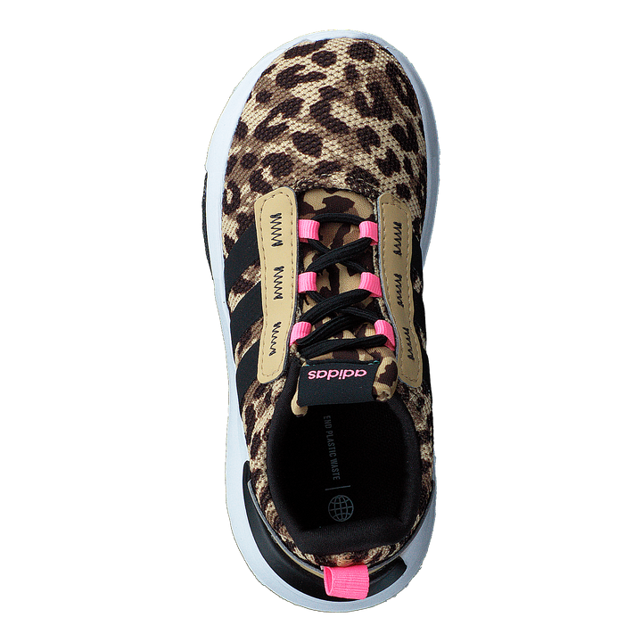 Racer TR21 Lifestyle Running Elastic Lace Shoes Beam Pink / Core Black / Green
