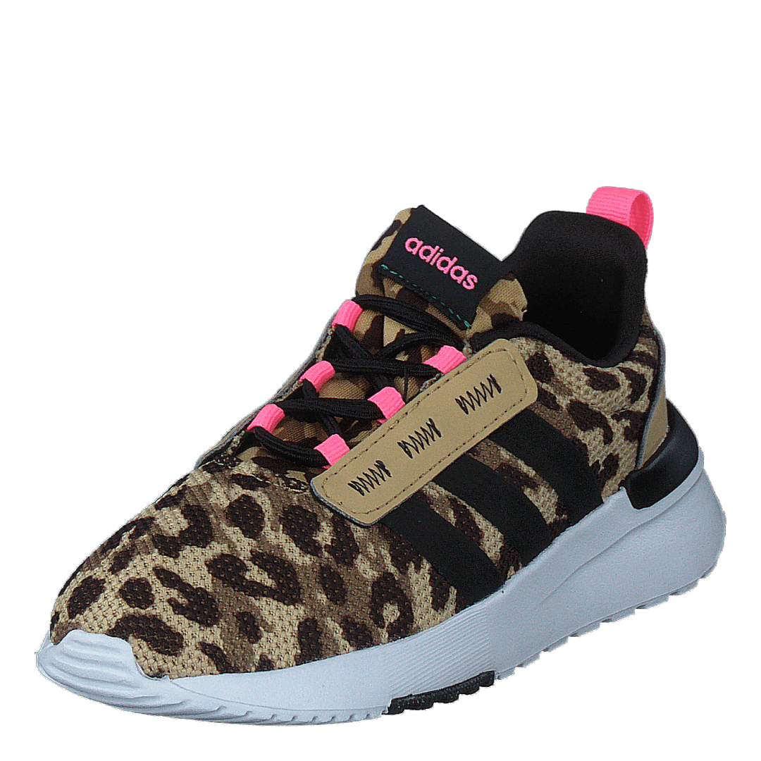 Racer TR21 Lifestyle Running Elastic Lace Shoes Beam Pink / Core Black / Green