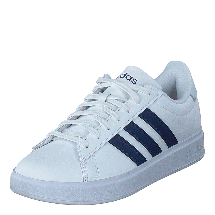 Grand Court Cloudfoam Comfort Shoes Cloud White / Vicblu / Halblu