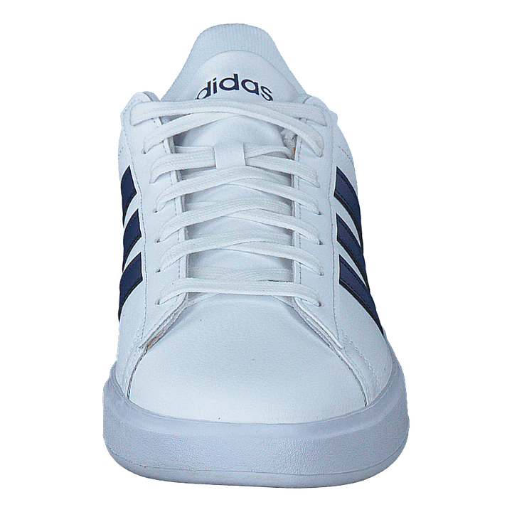 Grand Court Cloudfoam Comfort Shoes Cloud White / Vicblu / Halblu