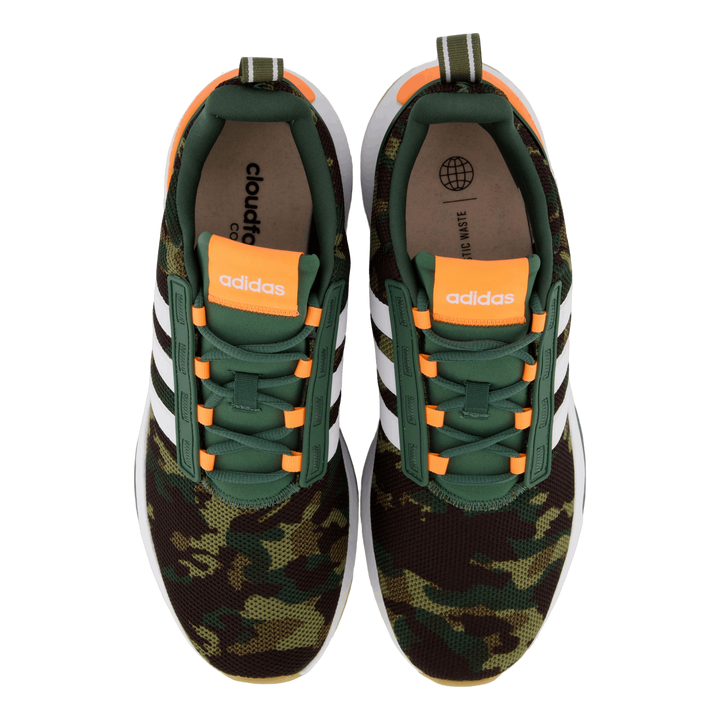 Racer TR21 Cloudfoam Lifestyle Running Shoes Green Oxide / Cloud White / Screaming Orange