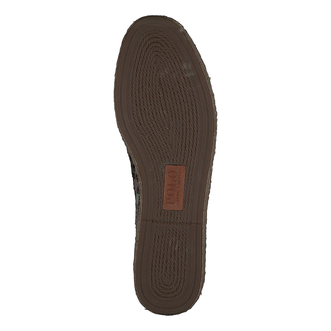 Cevio Crest Madras Espadrille Blue Multi