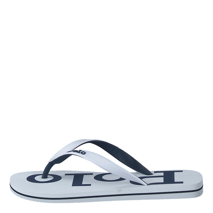Bolt Logo Flip-Flop White / Newport Navy