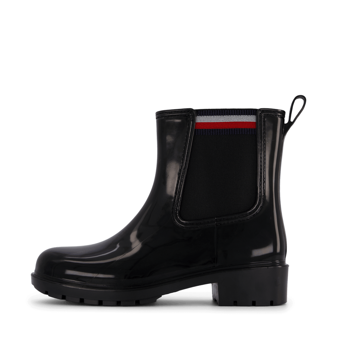 Corporate Elastic Rainboot Black