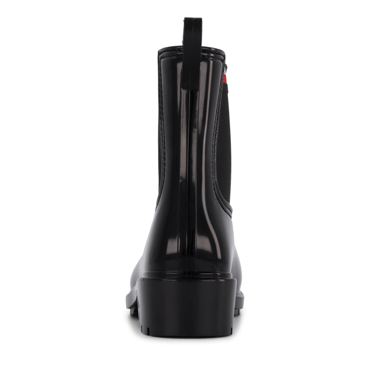 Corporate Elastic Rainboot Black