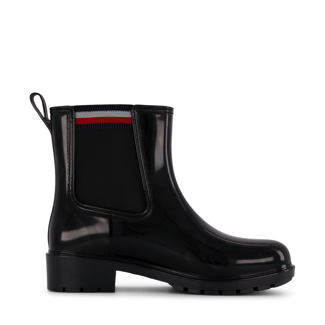 Corporate Elastic Rainboot Black