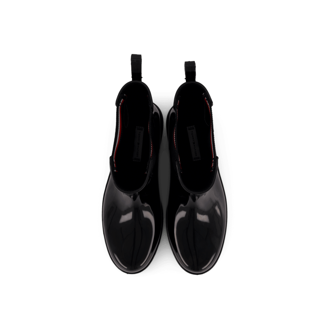 Corporate Elastic Rainboot Black