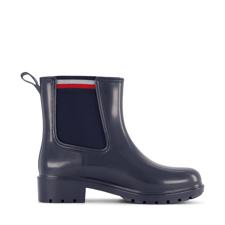 Corporate Elastic Rainboot Blue