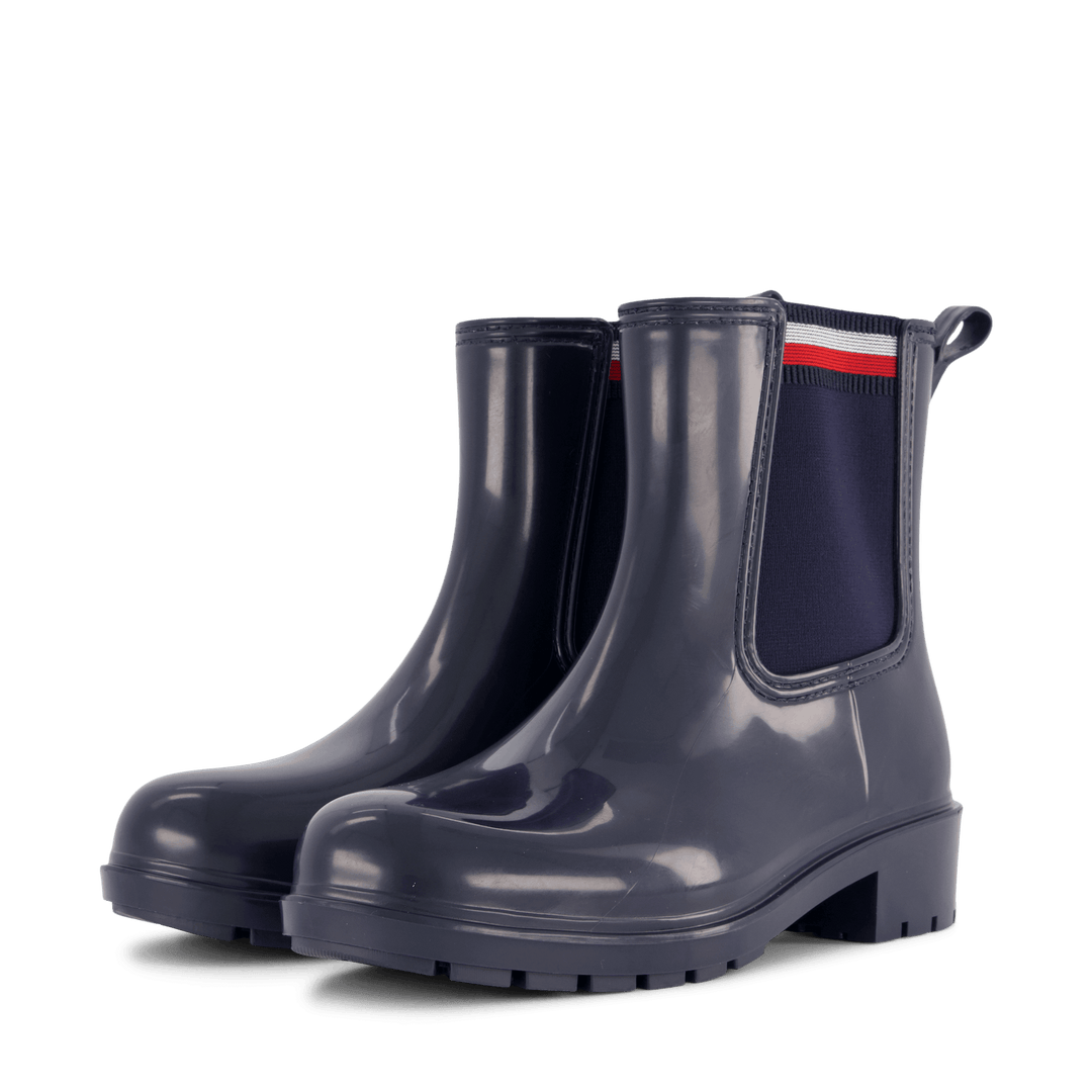 Corporate Elastic Rainboot Blue
