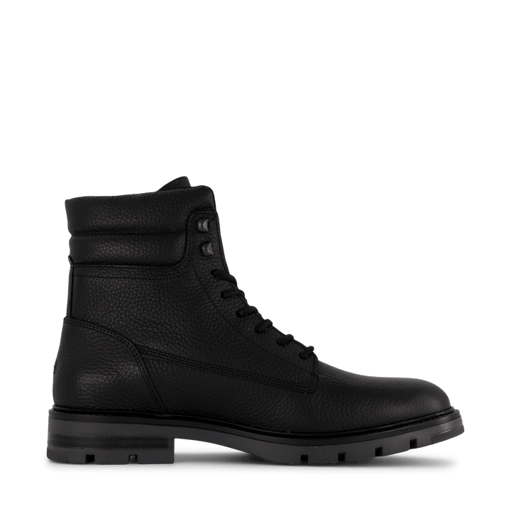 Varm Padded Hilfiger Lth Boot Black