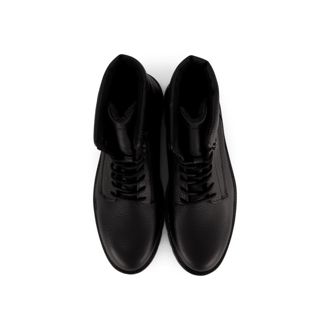 Varm Padded Hilfiger Lth Boot Black