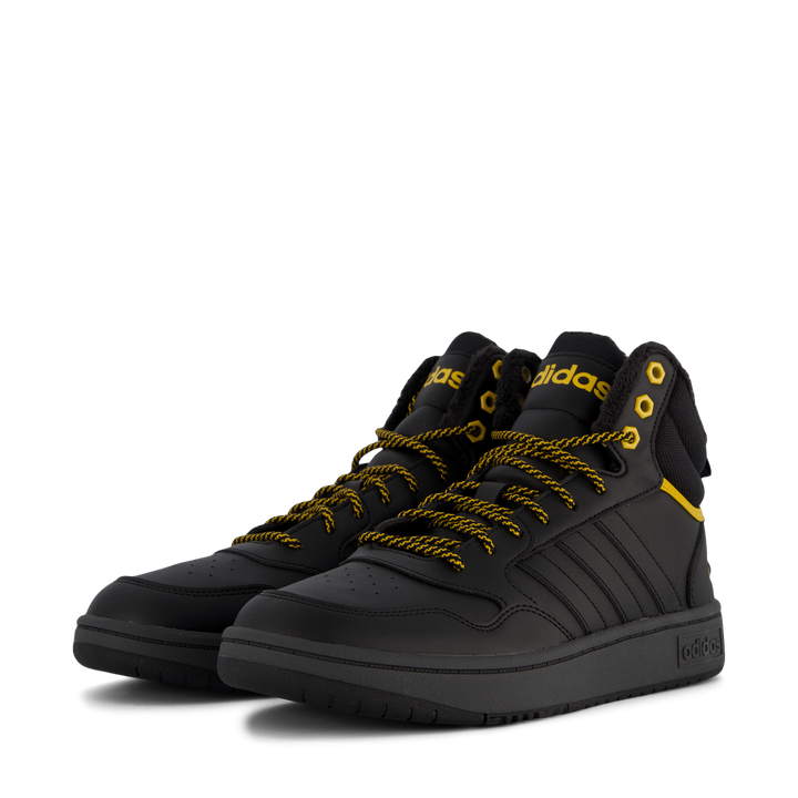 Hoops 3.0 Mid Lifestyle Basketball Classic Fur Lining Winterized Shoes Core Black