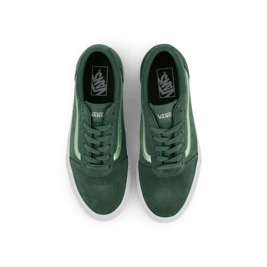 Wm Ward Metallic Suede Duck Green