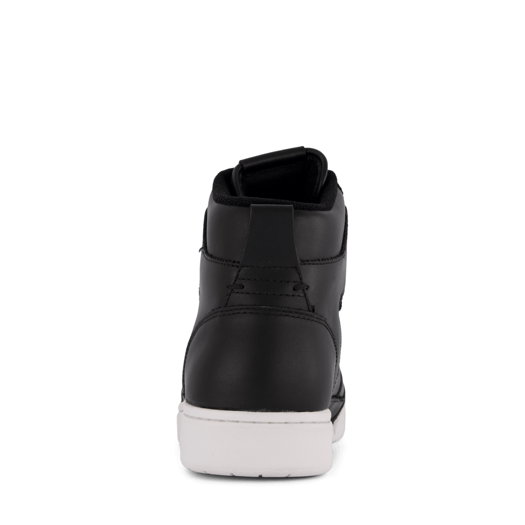 Court Leather High-Top Sneaker Black / White PP