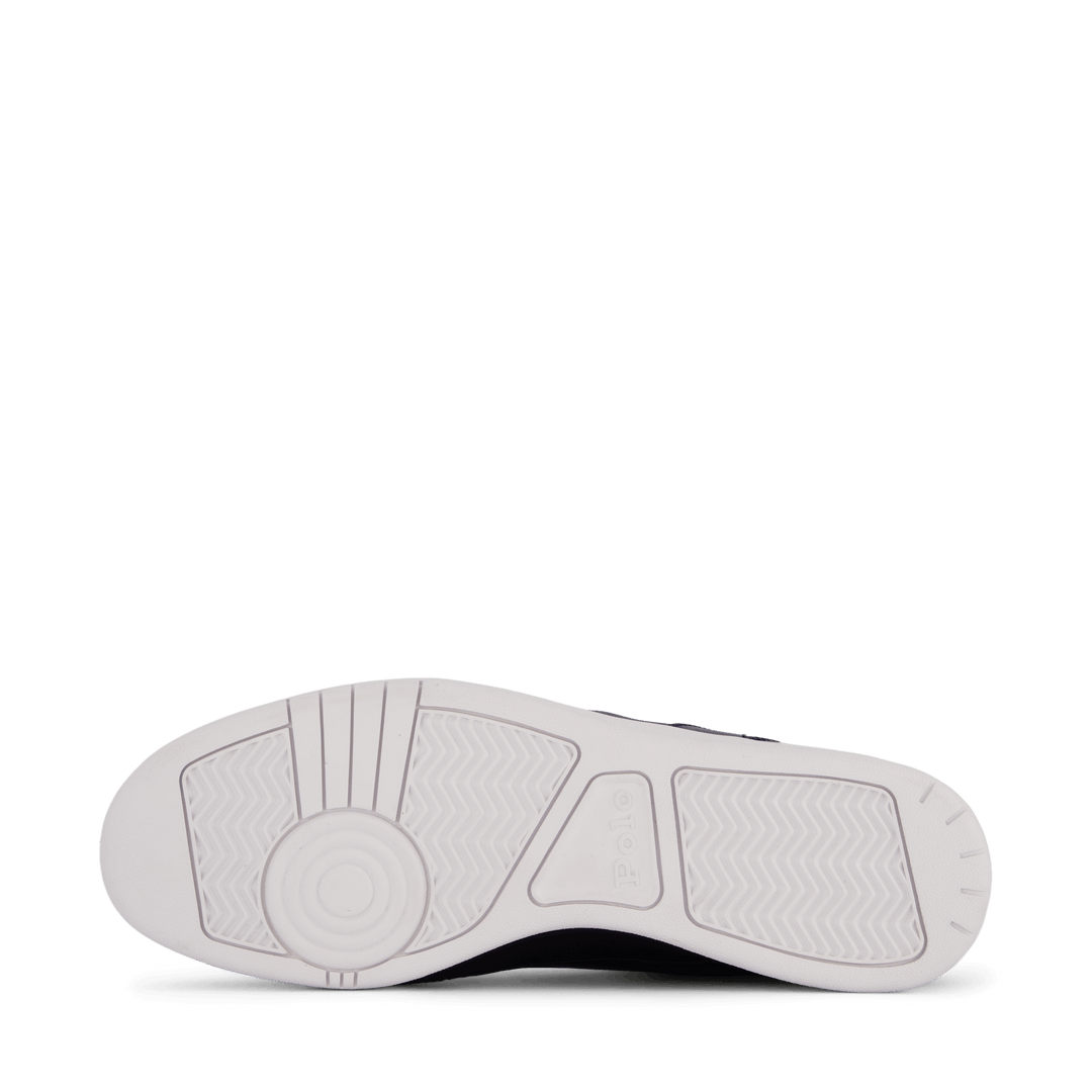 Court Leather High-Top Sneaker Black / White PP