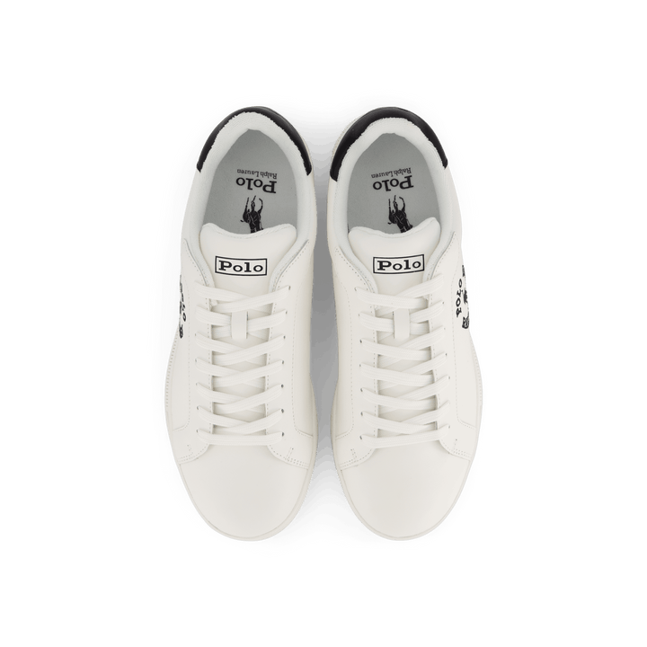Heritage Court II Leather Sneaker Deckwash White / Black