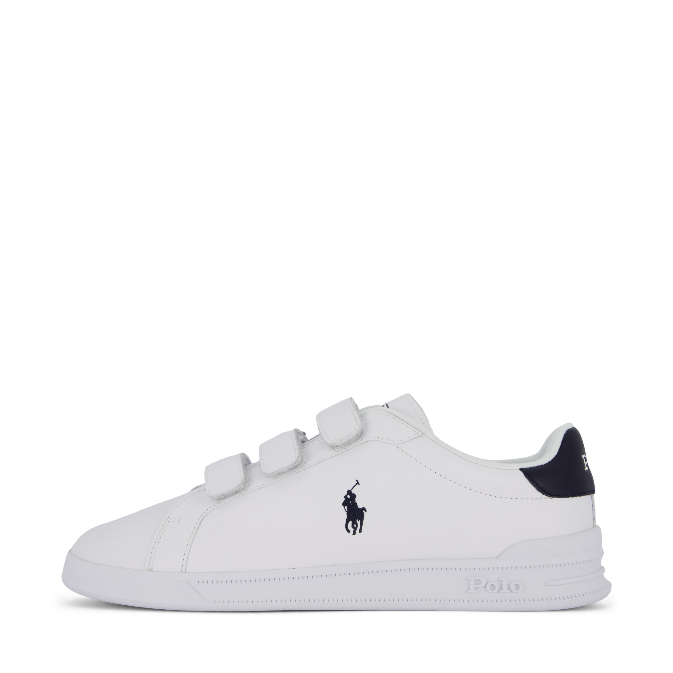 Polo Ralph Lauren Heritage Court II Leather Sneaker White Navy Heppo