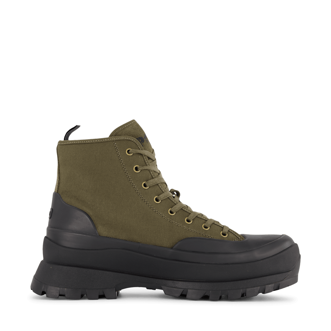 Armin Waxed Twill Sneaker Boot Canopy Olv