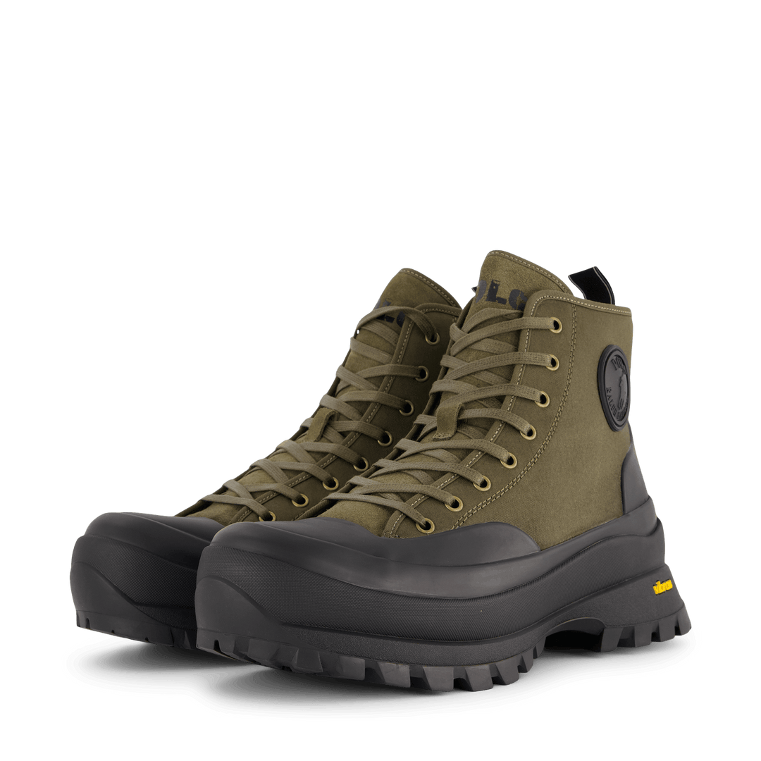 Armin Waxed Twill Sneaker Boot Canopy Olv