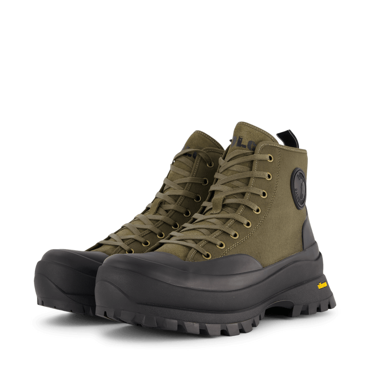 Armin Waxed Twill Sneaker Boot Canopy Olv