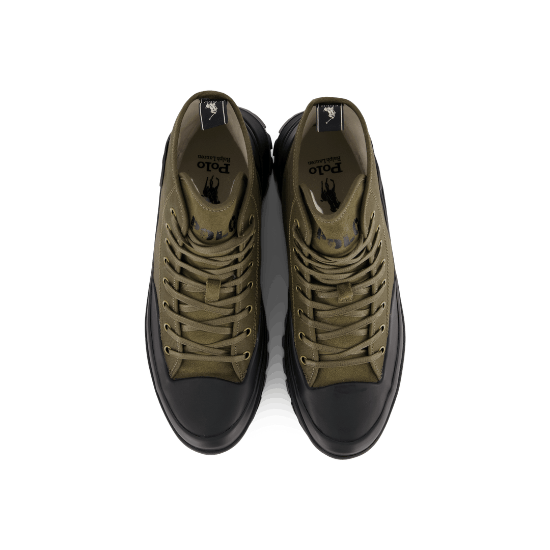 Armin Waxed Twill Sneaker Boot Canopy Olv