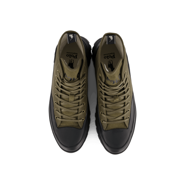 Armin Waxed Twill Sneaker Boot Canopy Olv