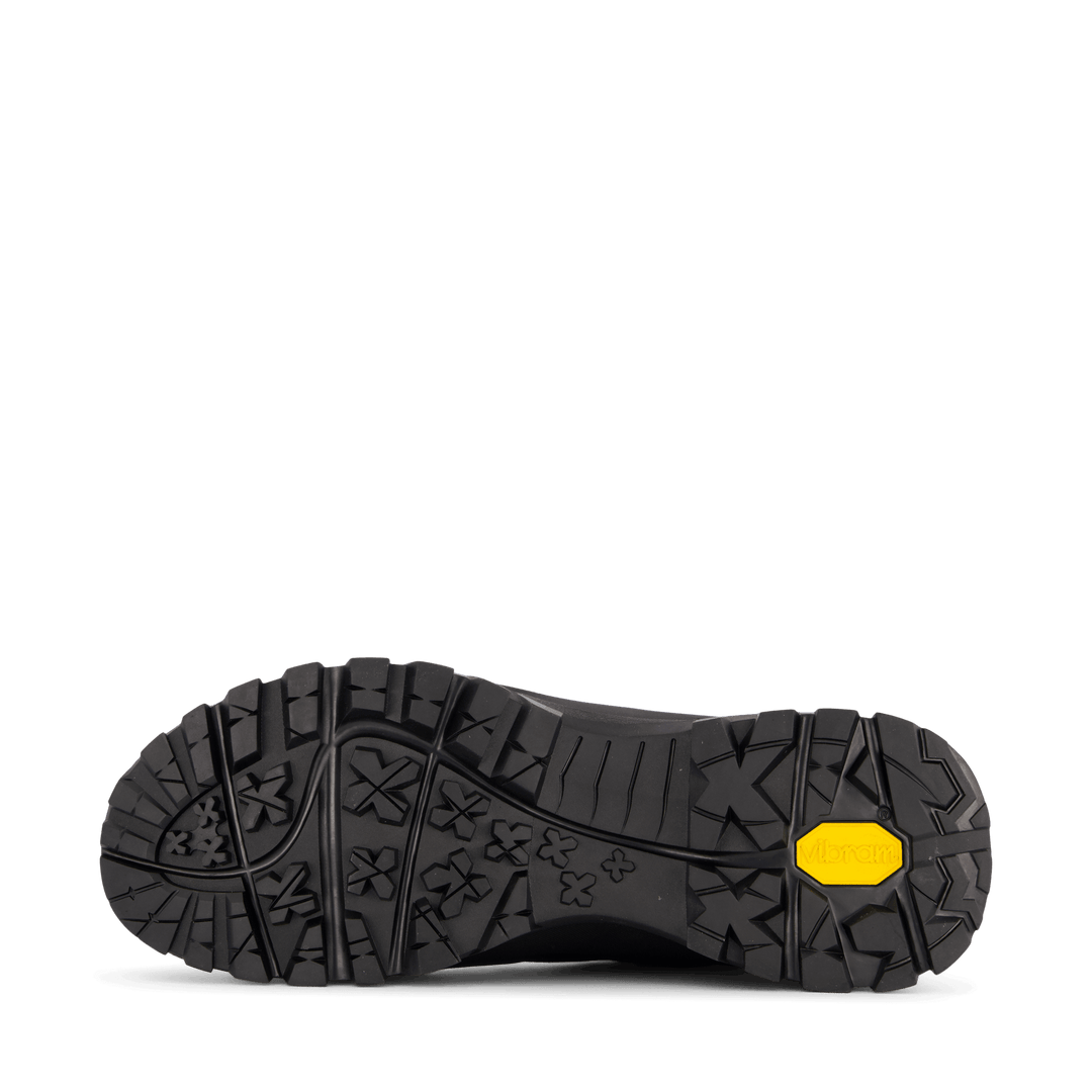 Armin Waxed Twill Trainer Boot Black