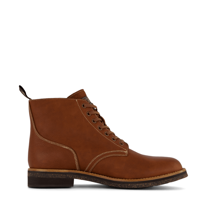 Tumbled Leather Boot Peanut