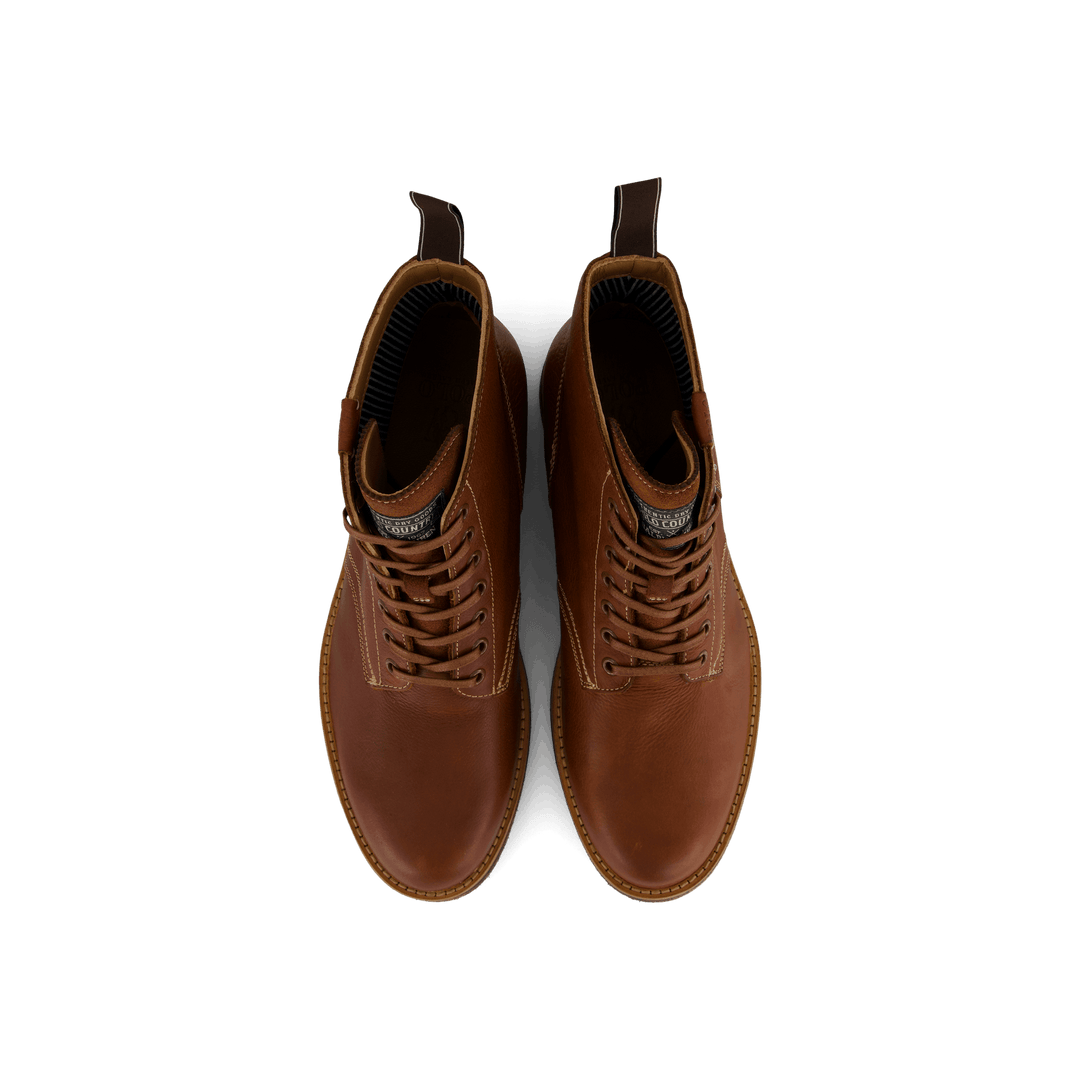 Tumbled Leather Boot Peanut