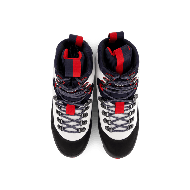 Polo Sport Hiker Leather Boot White / Navy / Red