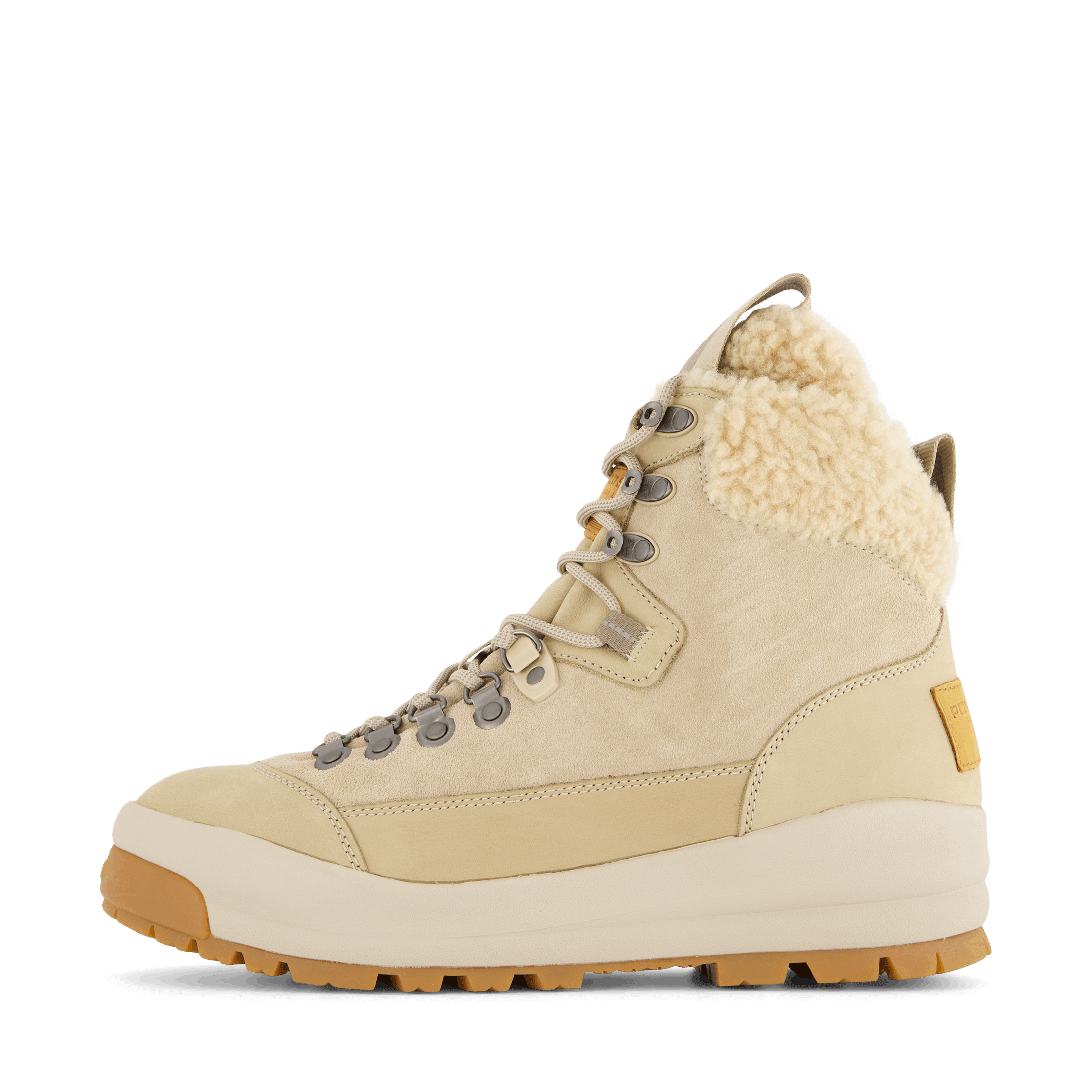 Coach high top on sale hiker with shearling