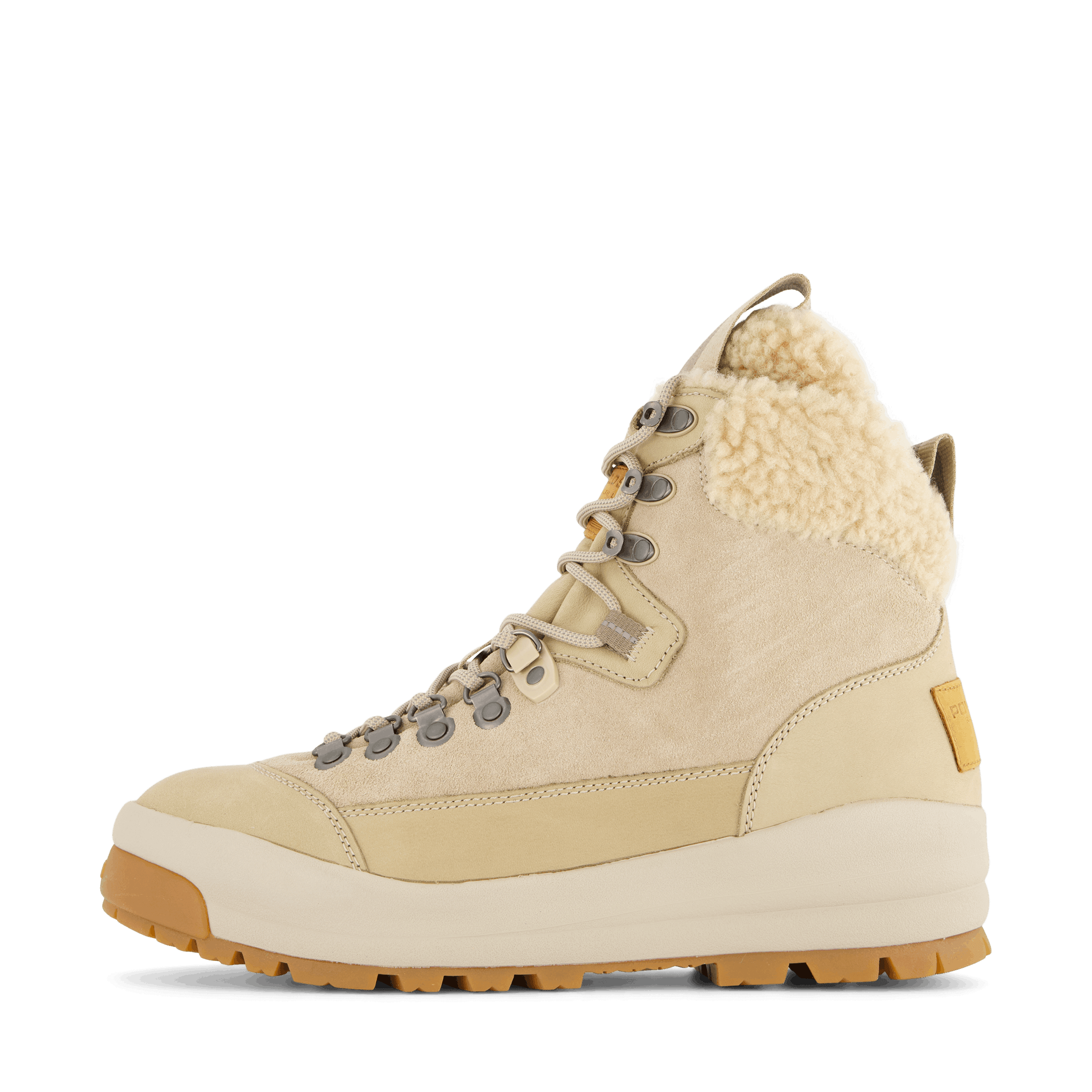 Coach high top sales hiker with shearling